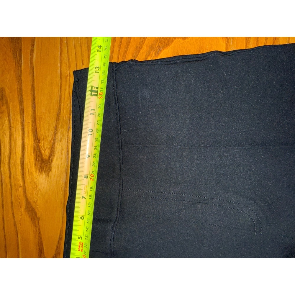 Spanx The Perfect Pant Slim Straight Flare Black Ponte Knit Trousers 20252T S - Picture 8 of 10